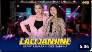 HAPPY ASMARA FEAT DIKE SABRINA DUO MAHOK - LALI JANJINE Ft.BINTANG FORTUNA ( Official Music Video )