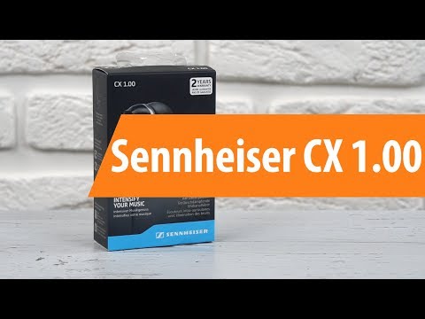 Распаковка Sennheiser CX 1.00 / Unboxing Sennheiser CX 1.00