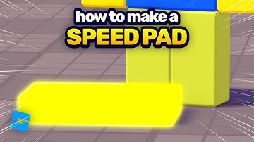 How to Make a Speed Pad in Roblox Studio