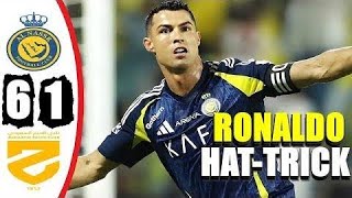 Ronaldo's Super Hat-Trick: AL Nassr vs AL Hazem 6-1 - All Goals & Highlights -2025