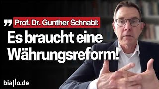 "Blaupause ist die Wirtschafts- und Währungsreform 1948" / Gunther Schnabl im Interview