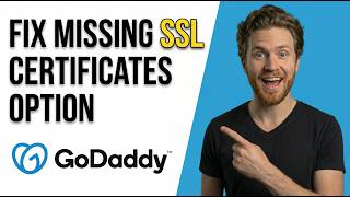 How To Fix Missing SSL Certificates Option In GoDaddy (Easy Guide)