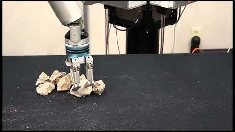 Autonomous grasping of rocks, with kNN and Greedy Entropy Search (1 sec limit) III