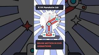 Reuse Motion in SVG Animations with Linked Properties | PureAnim 2.0 #cssanimation #vectoranimation