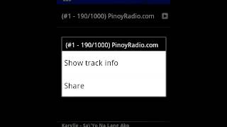 Pinoy Radio Android App screenshot 1