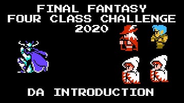 Final Fantasy 1 (NES) Four Class Challenge 2020 | GARLAND