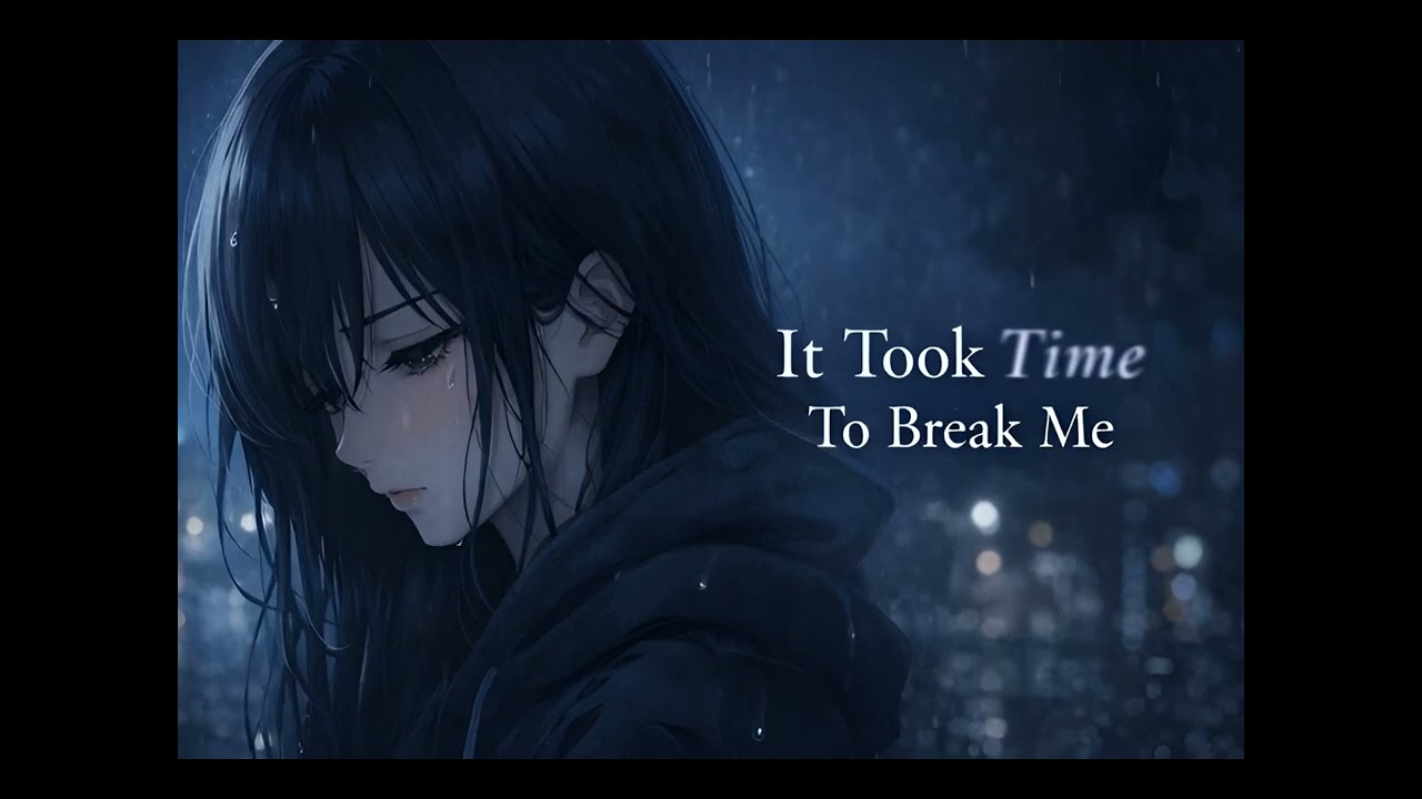 It Took Time To Break Me | Silent Sad Anime Rain Loop