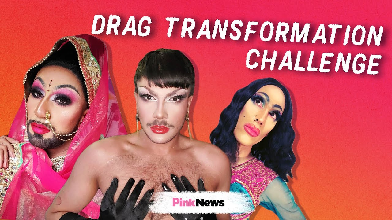 South Asian drag queens and kings transformation challenge  YouTube