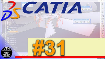 01-31 CATIA v5 TUTORIAL (Drafted Filleted Pad)