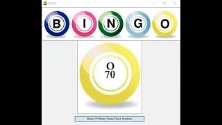 Bingo 75 Game 34, BarGames.Neocities.org (First Ball Delay - Preparation Time) screenshot 4