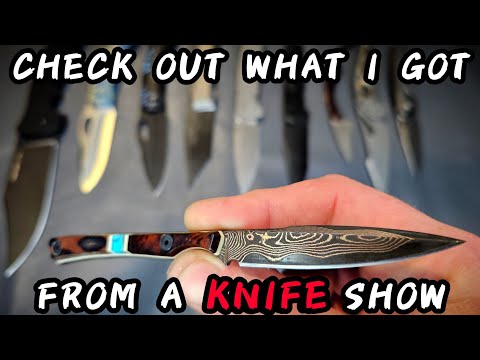 Scores From a Knife Show & My Design WE KNIVES INMATE Production