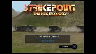 Strikepoint - The Hex Missions - Sony PlayStation - Intro & Title Screen