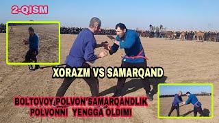 XORAZM KURASH 2 QISM 16 01 2020 ( XONQA TOYDA )