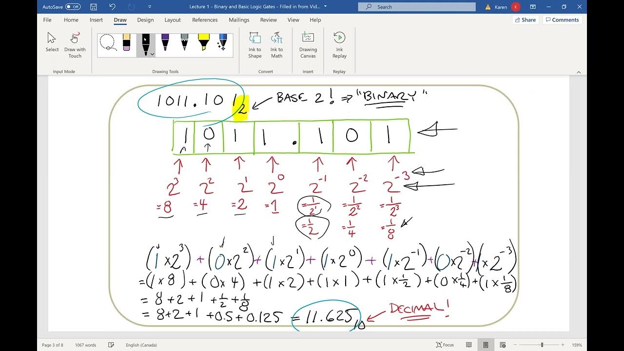 Binary To Decimal Explained