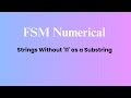 Finite State Machine | Accept Strings Without '11' as a Substring over input Alphabet = {0,1}