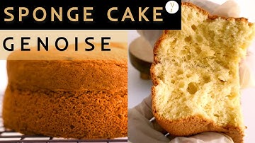 Cách làm vani genoise / công thức làm bánh bông lan ngon nhất / bánh dễ / bánh mềm / bánh chiffon