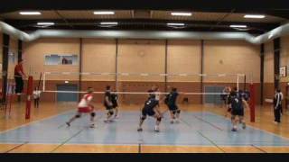 Norway Faroe islands 1st set 20091013 Volleyball