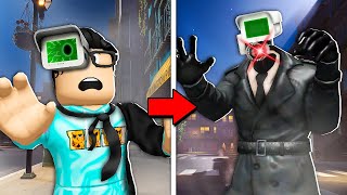 From HUMAN To CAMERA MAN In Roblox!
