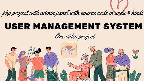user management system with admin panel in one video | hindi - urdu