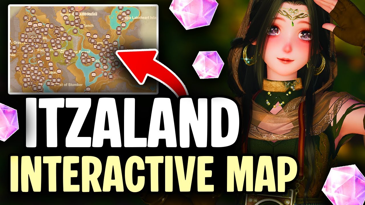 Find EVERYTHING in Itzaland! (Elderwood Forest) ✨ Interactive Map Guide - Infinity Nikki