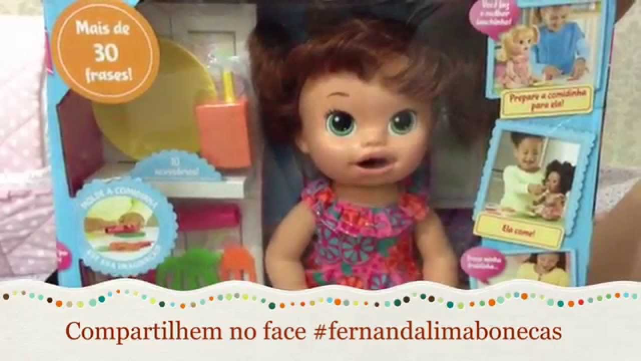 Baby Alive Comilona Sorteio Encerrado Fernandalimabonecas Youtube