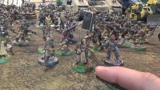 In this 3000 points game The Ultramarines are facing a big massive ...