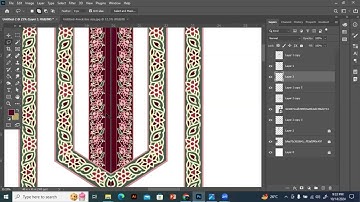 how to do corner cutting neckline creation for textile designing in adobe photoshop online zoom