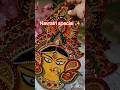 Durga Maa Painting on MDF | Navratri Special Handmade Art | Folk Art India #shorts #durgamaa  #devi
