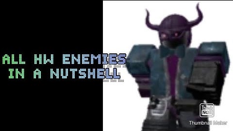 All Hidden Wave Enemies in a nutshell