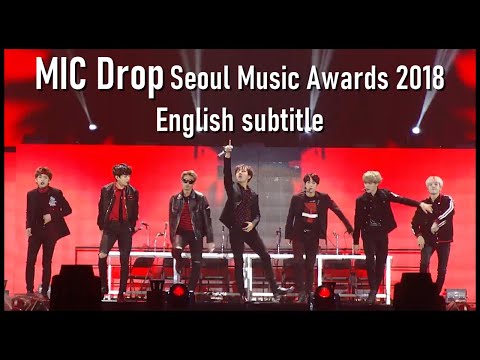 BTS - MIC Drop @ Seoul Music Awards 2018 (long version with all the dance-breaks) [ENG SUB][Full HD]