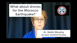 How drones are used during earthquakes