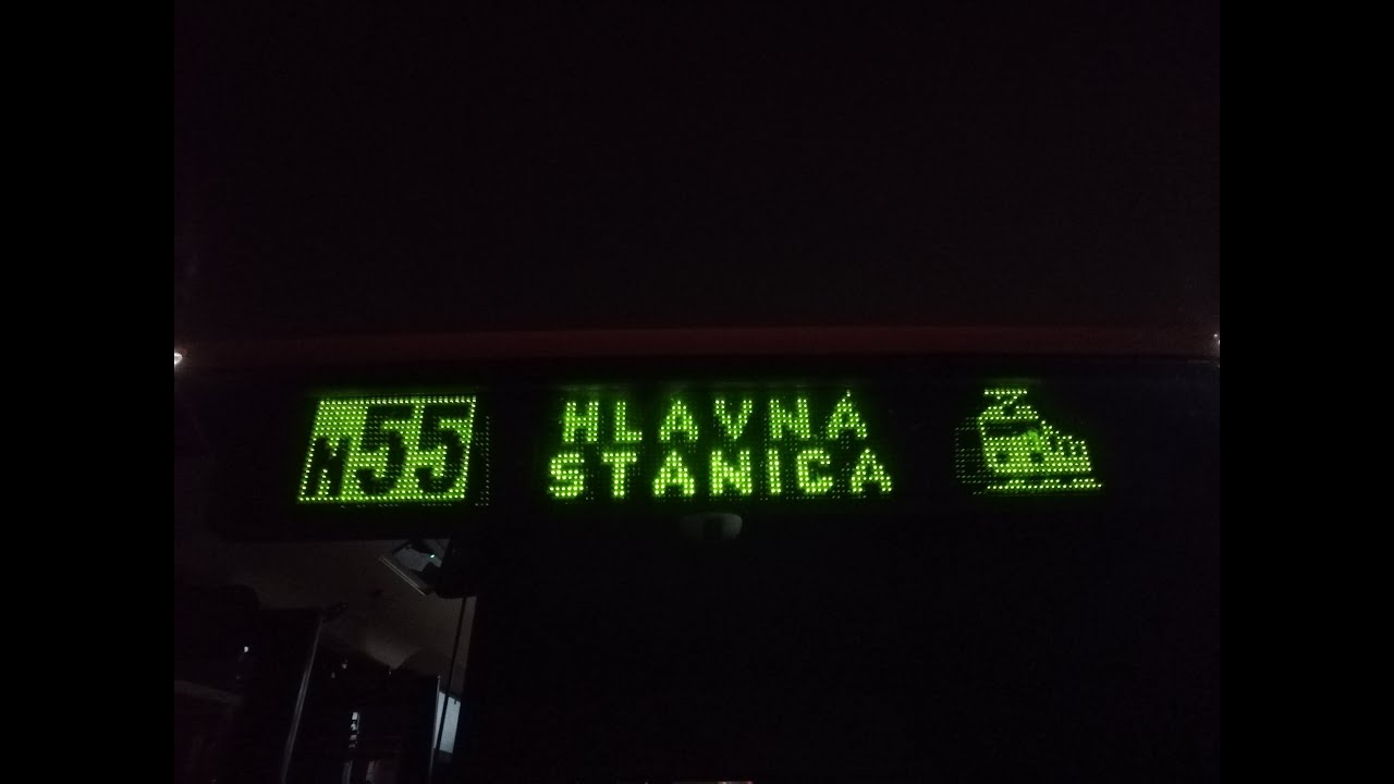Linka N55: Na pántoch - Hlavná stanica - Na pántoch 12/21