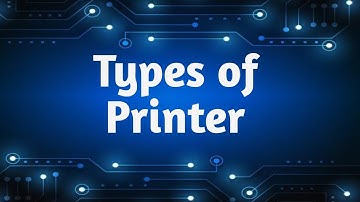 Printer | Types of Printer | Ugc Net | Computer | ICT |