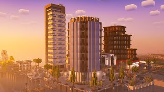 Minecraft: How to build an APARTMENT BUILDING + Parking Lot & Park by blvshy 6,685 views 1 year ago 9 minutes, 50 seconds