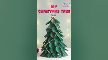 Make a STUNNING Christmas Tree with Plastic Spoons in Minutes