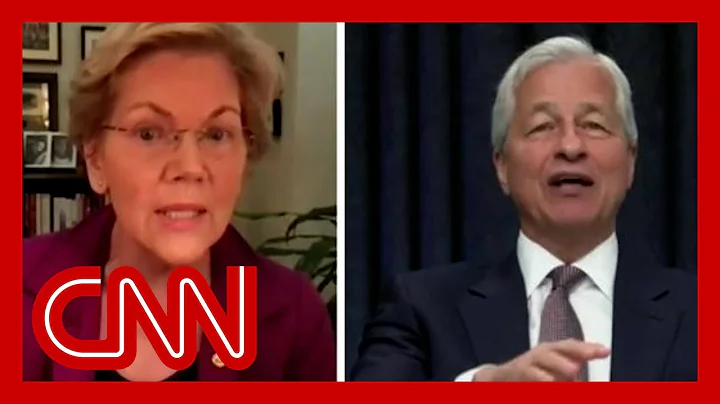 Elizabeth Warren confronts JPMorgan CEO during hea...