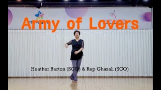 Army of Lovers Linedance demo Improver @ARADONG linedance