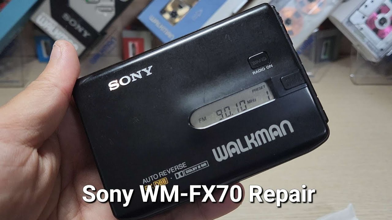 Sony WM-FX70 Repair Cassette Player Walkman - YouTube