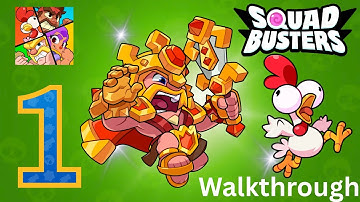 Squad Busters Gameplay Walkthrough Part 1 – Tutorial & Beginner Battles (No Commentary | iOS | 2025)