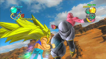[HD]DragonBall Z Ultimate Tenkaichi- Battle 39 - SSJ3 Gotenks vs Super Buu (japanese audio)
