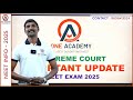 NEET EXAM INFO 2025 - IMPORTANT UPDATE IN SC