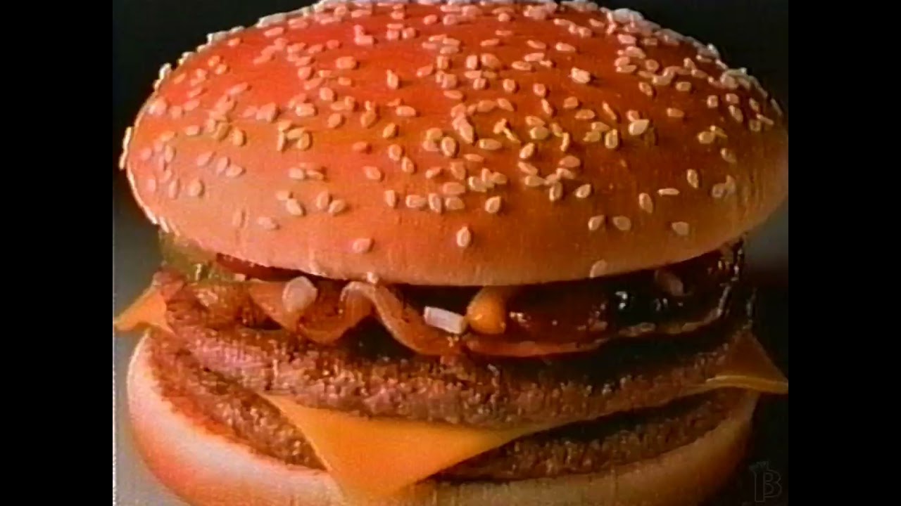 McDonald's Bacon Double Cheeseburger Commercial 1998 - YouTube