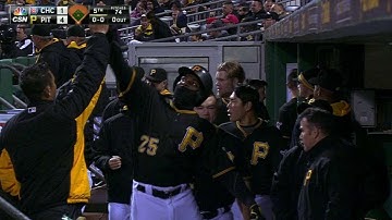 CHC@PIT: Polanco belts laser solo homer to right