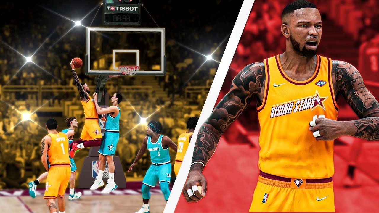 NBA 2k22 Next Gen My Career Ep 21 - Rising Stars Game + Dunk Contest !!!