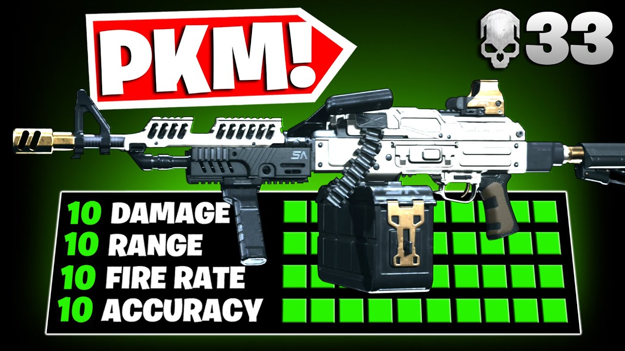 the "PKM" is BACK in WARZONE SEASON 3! BEST PKM CLASS SETUP/LOADOUT! NO RECOIL! (COLD WAR WARZONE)