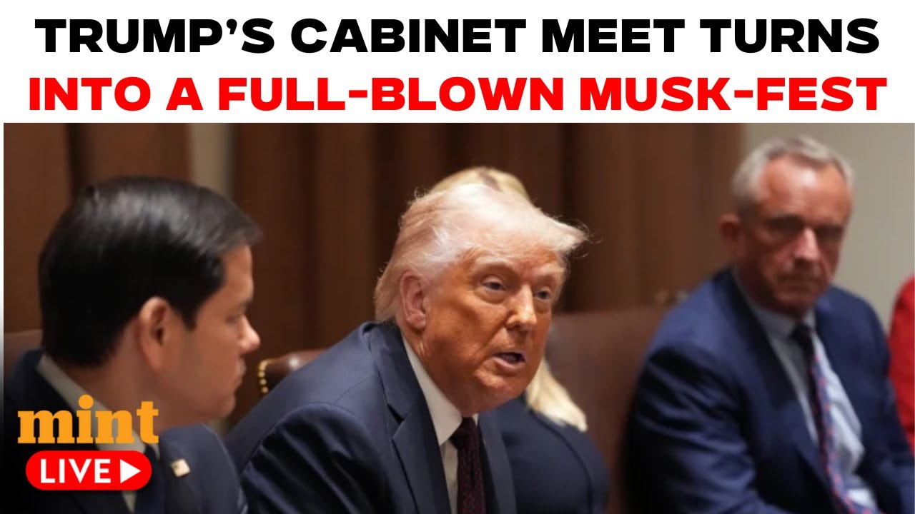Donald Trump Cabinet Meeting LIVE: Trump, Ministers Heap Praise on Elon  Musk, Hail His ‘Mission’