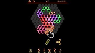 Neon Poly - Shape Puzzle Game screenshot 5
