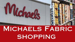 Michaels Fabric Selection  Shop With Me
