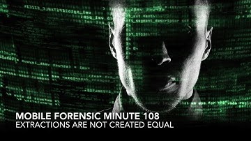 Mobile Forensic Minute 108