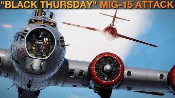 1951 12th April "Black Thursday": Korean Mig-15s Ambush USAF Bombers | DCS WORLD Reenactment